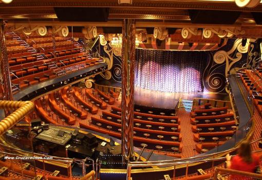 El Gran Teatro Victoriana situado en la Proa del Buque